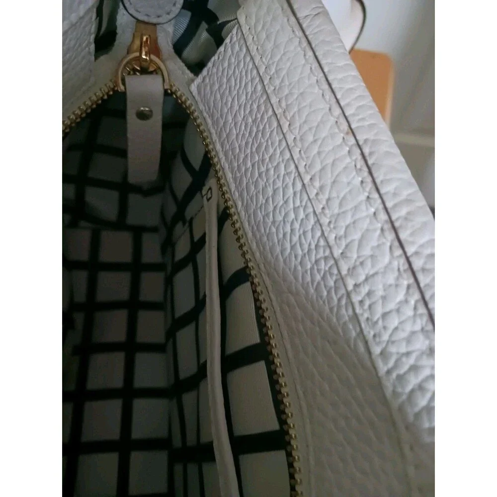 Kate Spade Holden Street Crossbody‎ Bag Pebbled Leather Ivory Satchel
